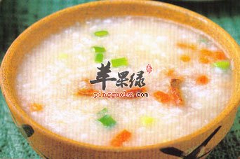 羊肝胡萝卜粥