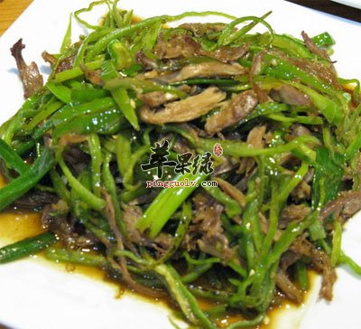 鸭肝炒青椒