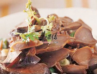 鸭肝片