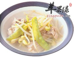 鸭肝豆芽汤