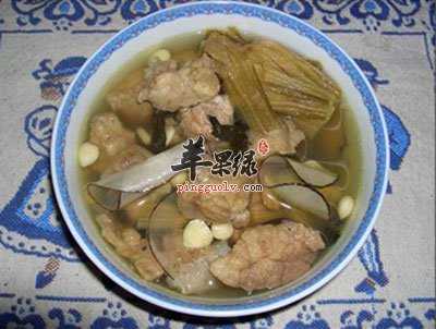 菜干猪肺汤
