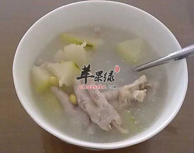 黄豆鸡爪汤
