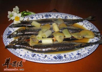 清蒸秋刀鱼