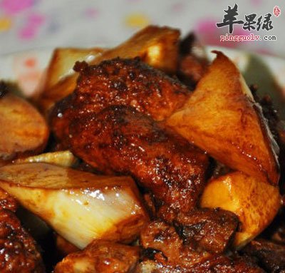 茭白烧排骨