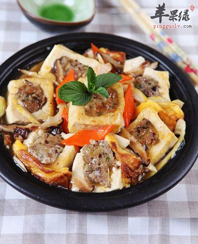 香菇酿豆腐