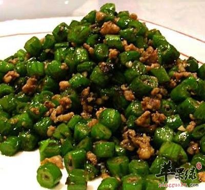 橄榄菜肉末四季豆