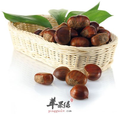 一篮子的栗子