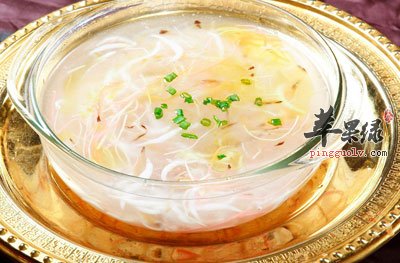 三丝银鱼羹