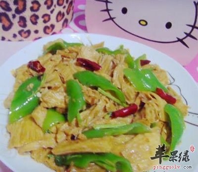 辣炒腐竹
