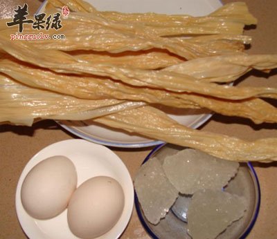 鸡蛋腐竹糖