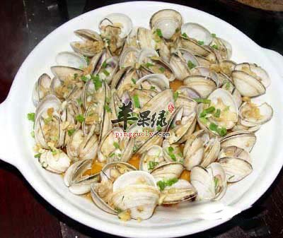 葱香炒蛤蜊