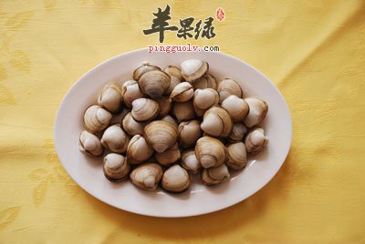 一盘蛤蜊