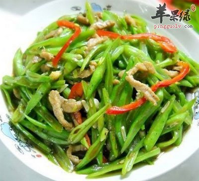 芸豆炒肉丝