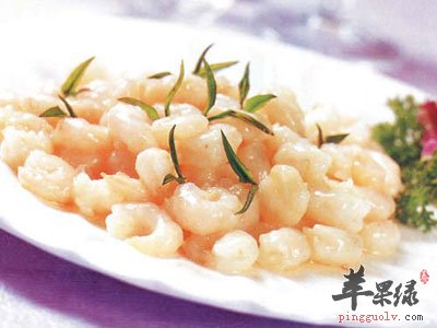 虾仁摆盘
