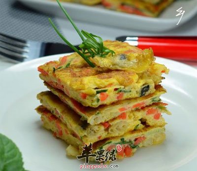 蛏子煎蛋