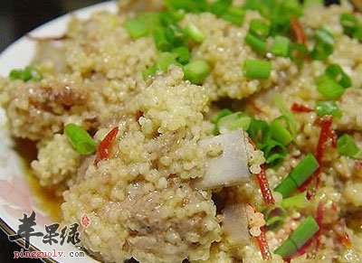 小米蒸排骨
