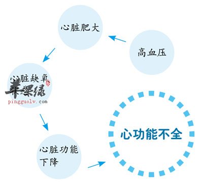 高血压引起心功能不全的过程