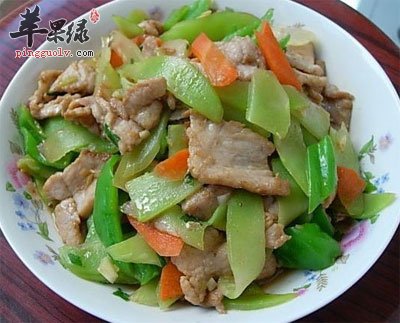 莴笋肉片