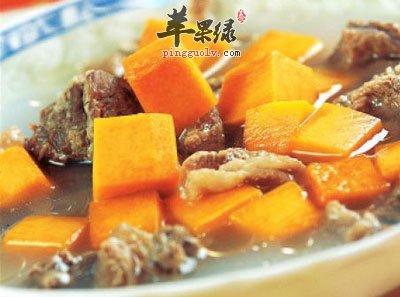 南瓜牛肉汤