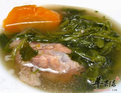 猪骨菠菜汤