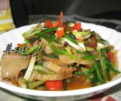 青椒炒肥肉