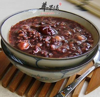 红豆紫米汤
