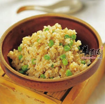 糙米豌豆饭