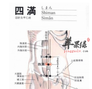 四满穴位位置图