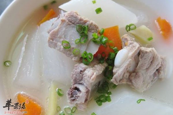 厨师炖白萝卜--通气活血好食谱排骨制度厨房v厨师菜品图片