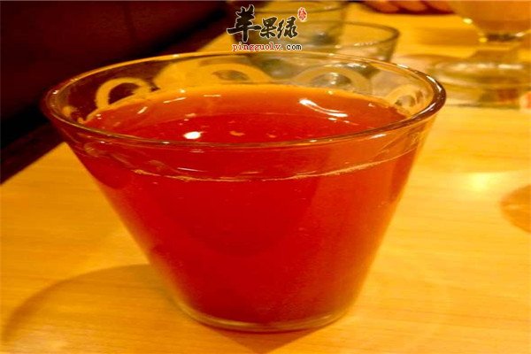 蜂蜜西红柿山楂汁—开胃消食润肠