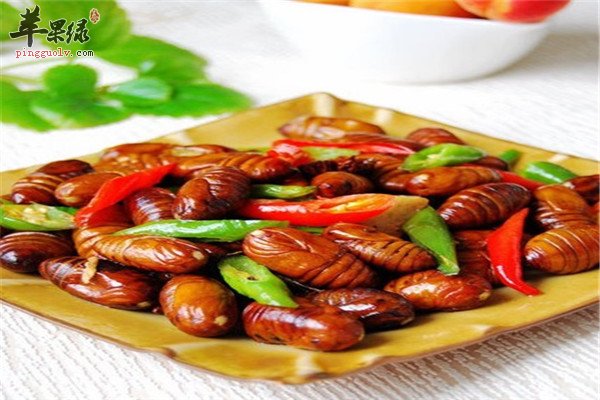 蚕蛹怎么吃 推荐男性补肾食谱_苹果绿