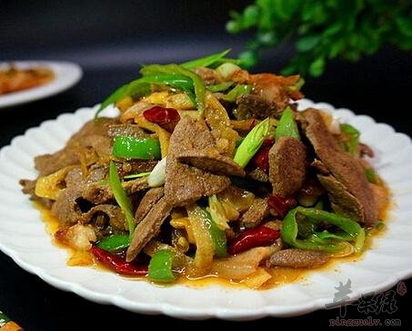 青蒜炒猪肝--保护肝脏缓解疲劳