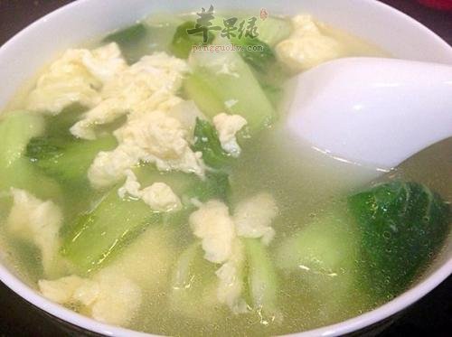 青菜蛋花汤--延缓衰老降血脂
