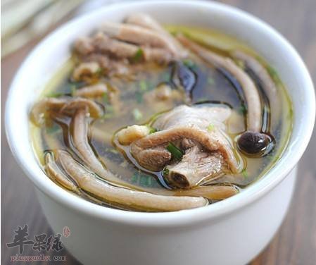 茶树菇虾仁汤