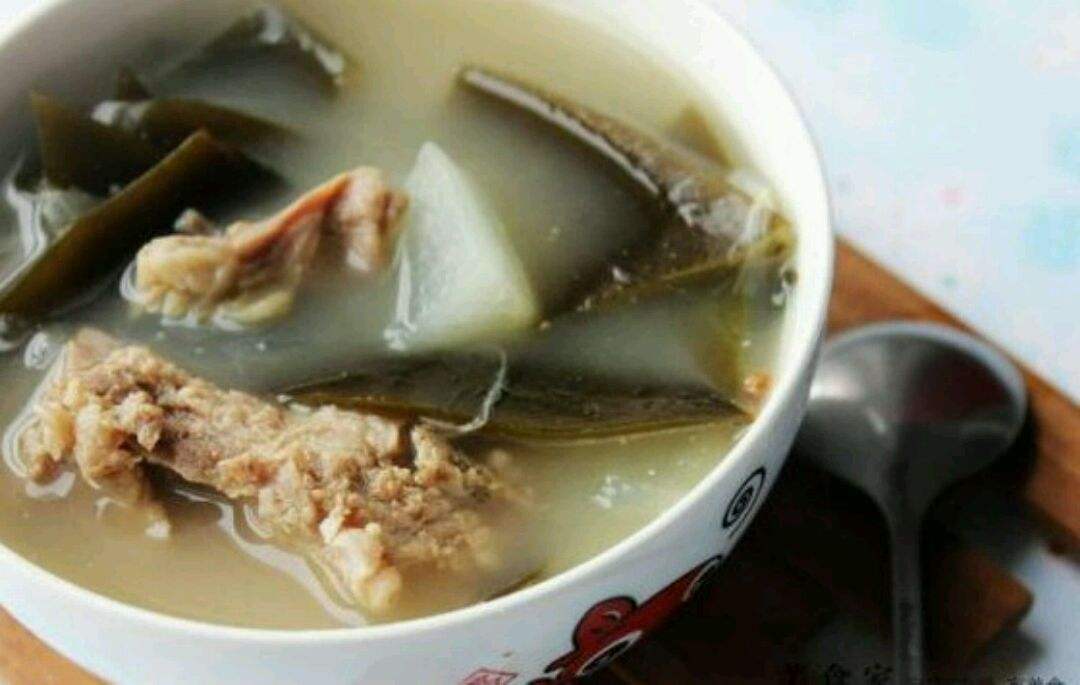 冬瓜排骨排骨汤海带糖酸怎么做图片