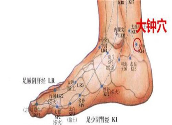 按摩大钟穴的作用与好处是什么