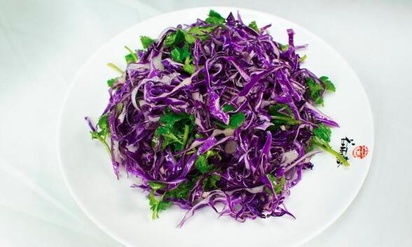 紫色包菜怎么凉拌