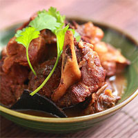久咳，可用红焖羊肉