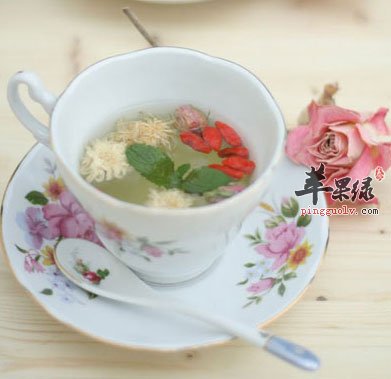 菊花薄荷枸杞茶