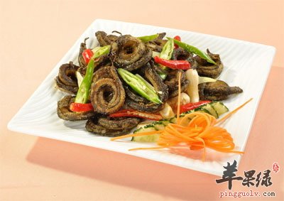 黄鳝炒青椒