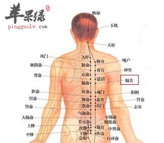 膈關穴的位置及圖片_膈關穴的功效與作用_按摩手法