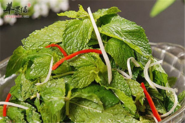 薄荷叶炒甜豌豆角——爽口消除口气