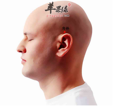 角孙穴位位置图