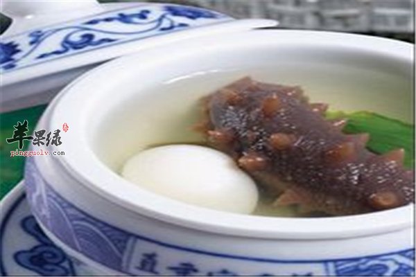海参鸽蛋汤——男性补肾益气