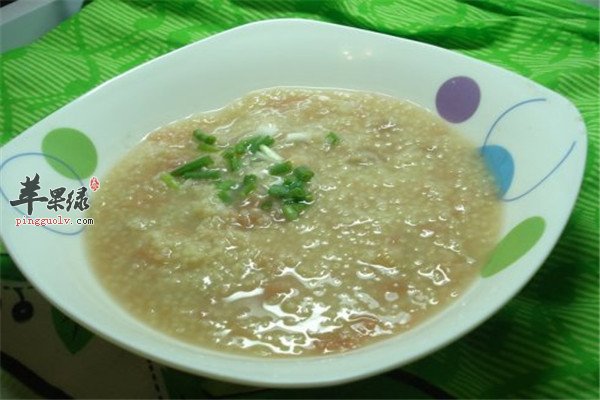小米花生粥 清热解渴健脾祛湿 苹果绿 小米花生粥 清热解渴健脾祛湿 苹果绿