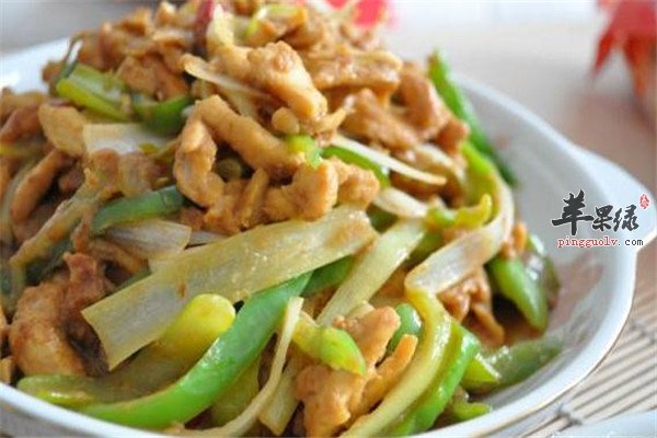 苹果炒鸡柳——助消化促进生长老少皆宜