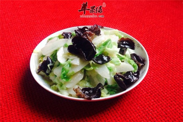 白菜香菇炒山药——延缓衰老健脾胃