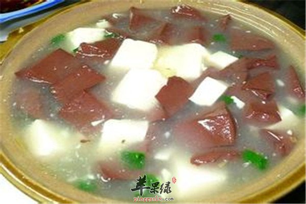 鸭血豆腐汤——补铁缓解贫血调养体质