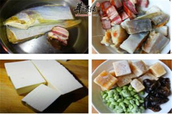 白鲞腊肉炖豆腐——秋季开胃消食