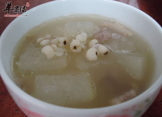 冬瓜薏米排骨汤的做法和注意事项 苹果绿
